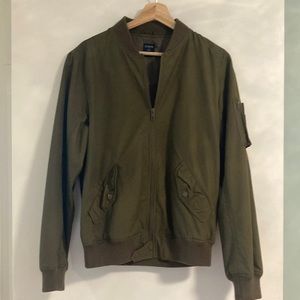 J.Crew Green Bomber Jacket